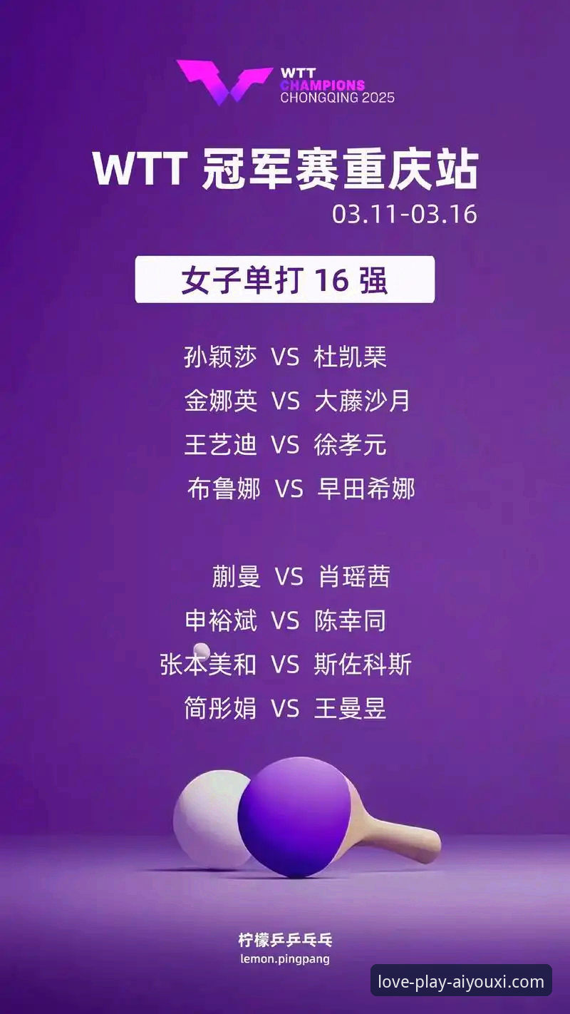 WTT重庆冠军赛决赛深度评测：一场青春风暴背后的战术博弈与平台观赛体验分析